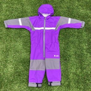 Oaki Deep Purple Trail One Piece Rain Suit